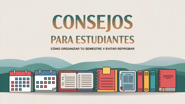 Cómo organizar tu semestre y evitar reprobar 2 Cómo organizar tu semestre y evitar reprobar